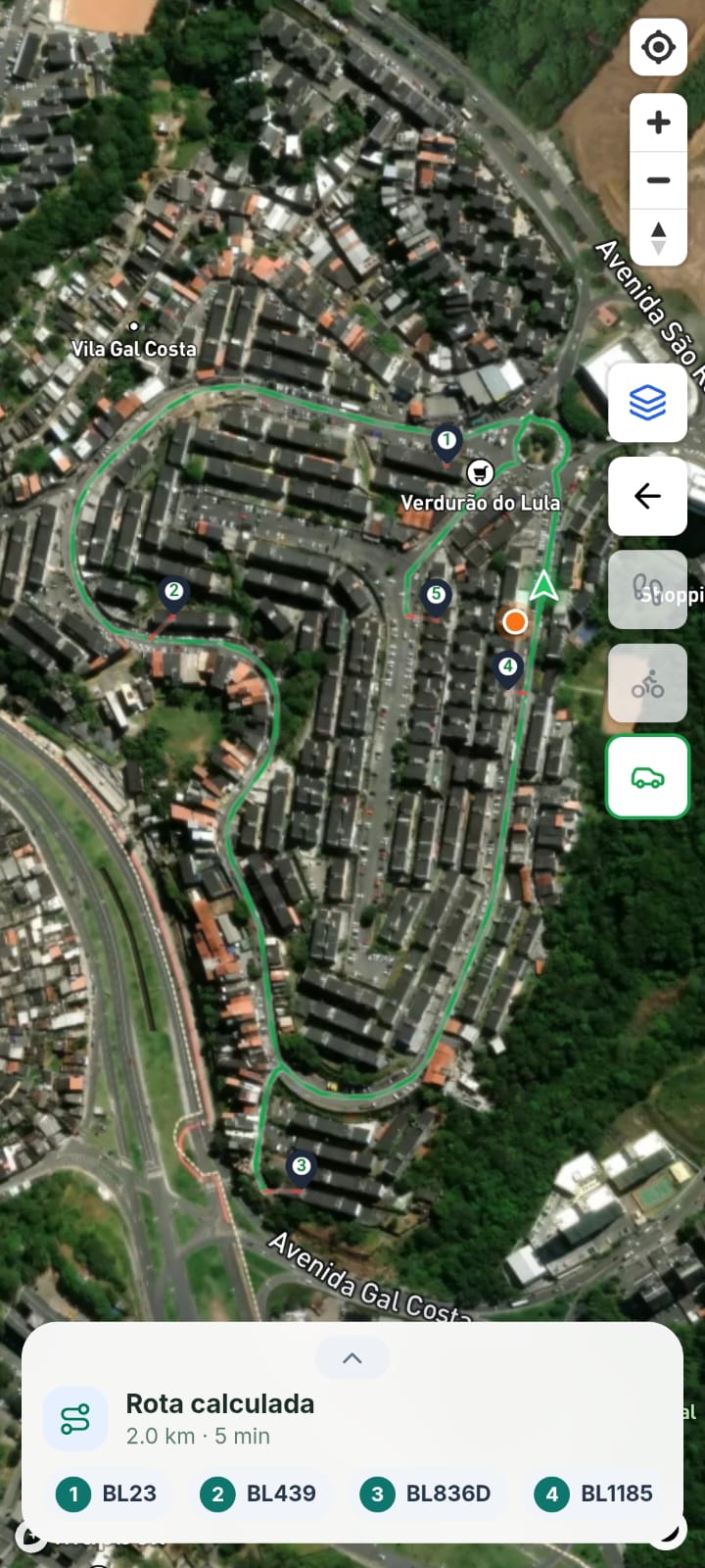 Tela do MapadaRua em Ação